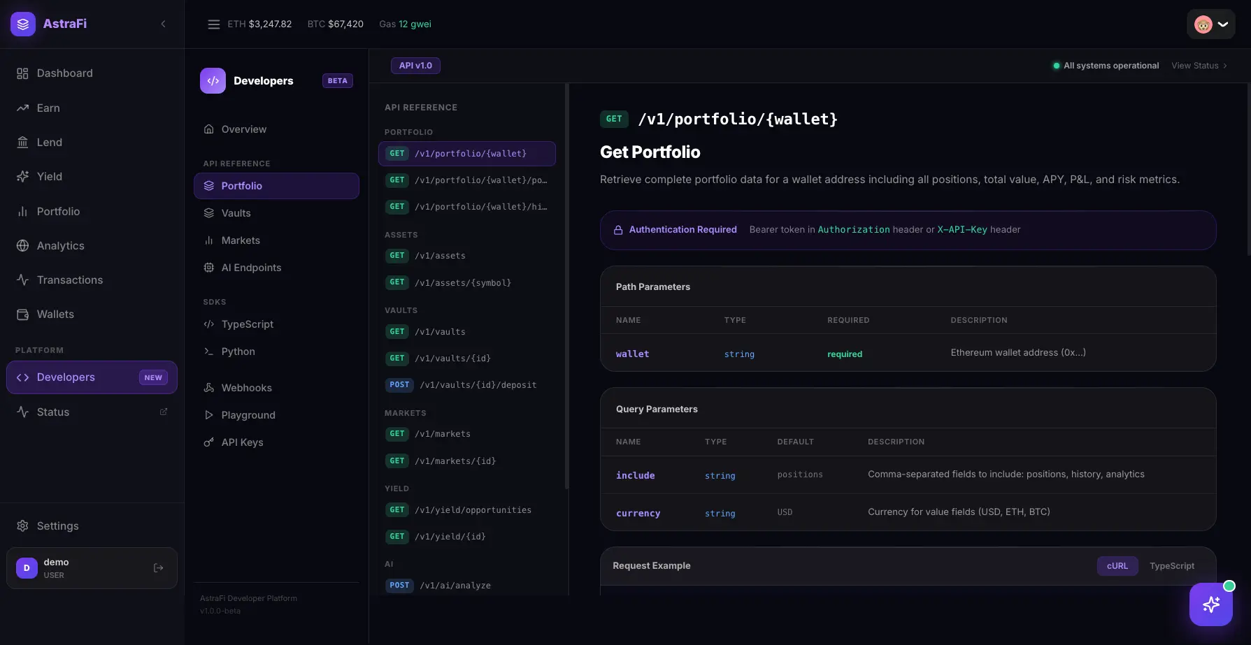 API Infrastructure